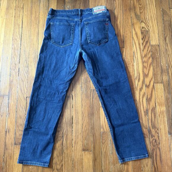 Diesel 2020 D-Viker RM040 straight fit stretch blue denim jeans 33x30 Button Fly - Picture 2 of 9